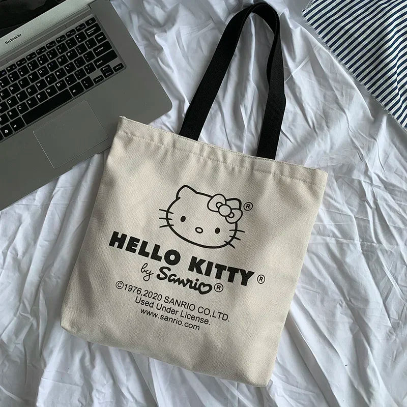 Hello Kitty Canvas Tote Bag