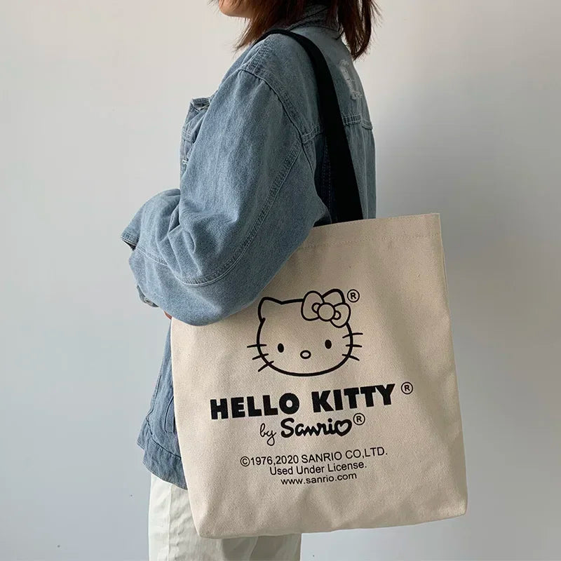 Hello Kitty Canvas Tote Bag